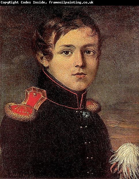 Kapiton Zelentsov Portrait of Staff Captain E A Rotaev